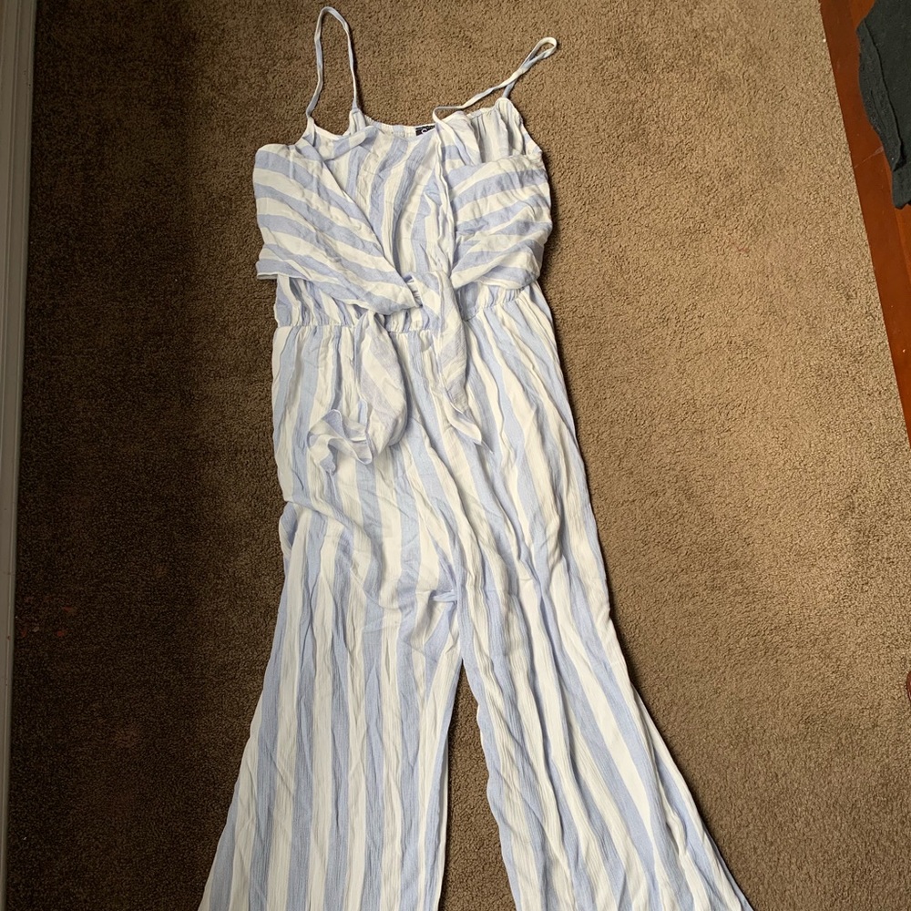 Women’s Off white and Light blue Jumpsuit